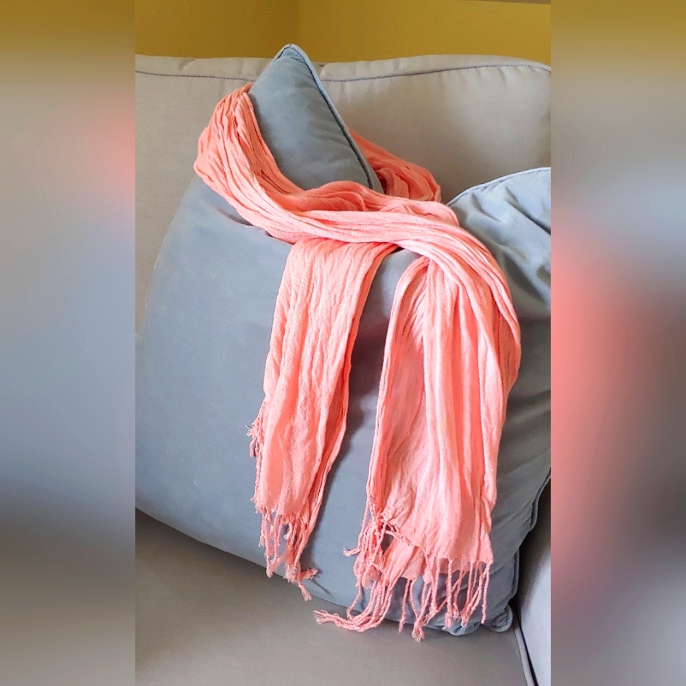Pink scarf